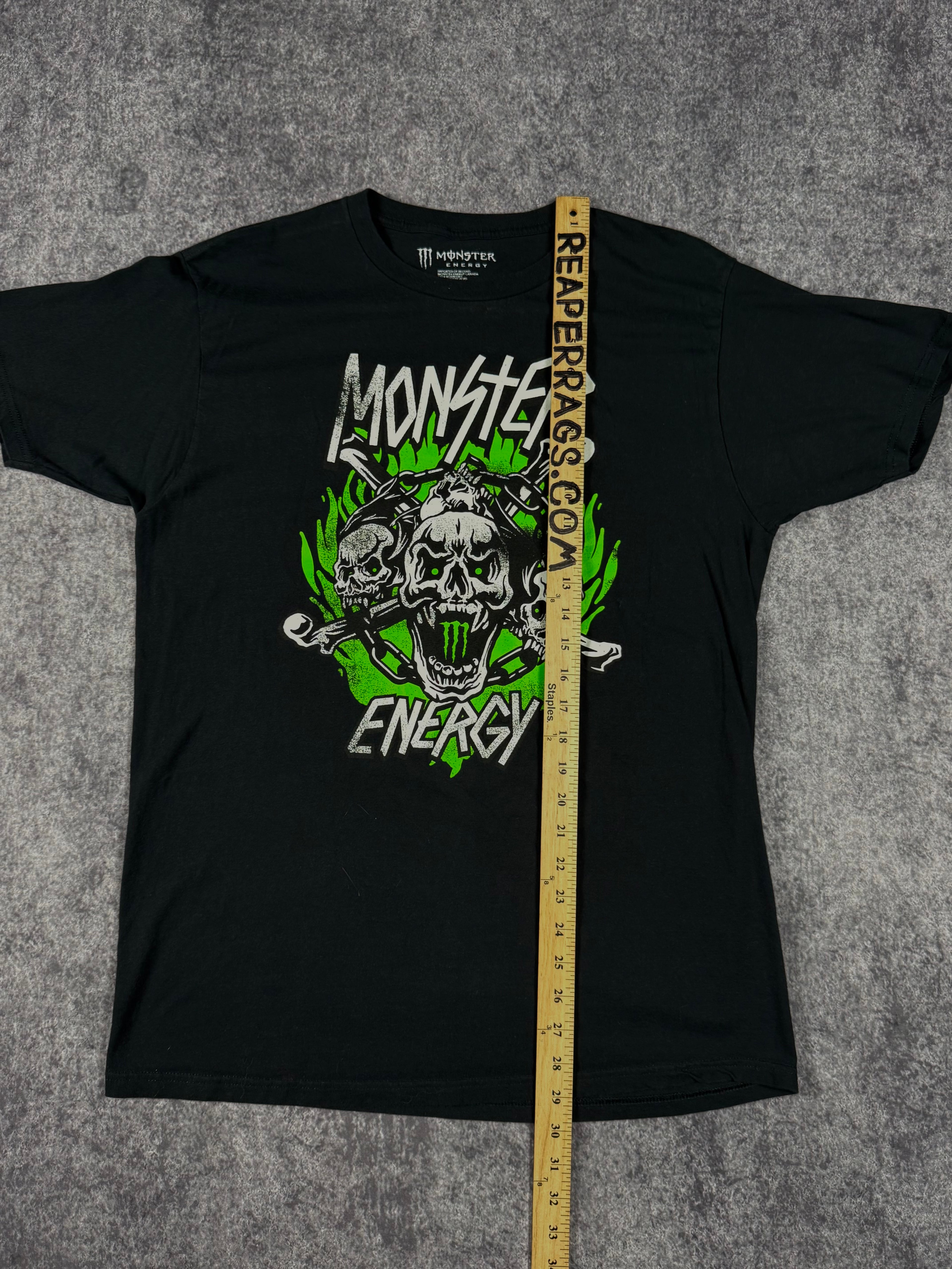 (rare) 2000s monster energy shirt (M)