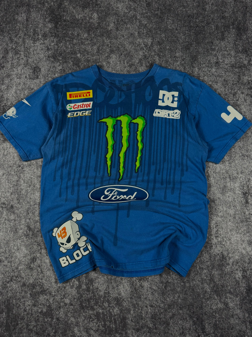 (rare) 2000s monster energy x dc shoes x ken block shirt (M)