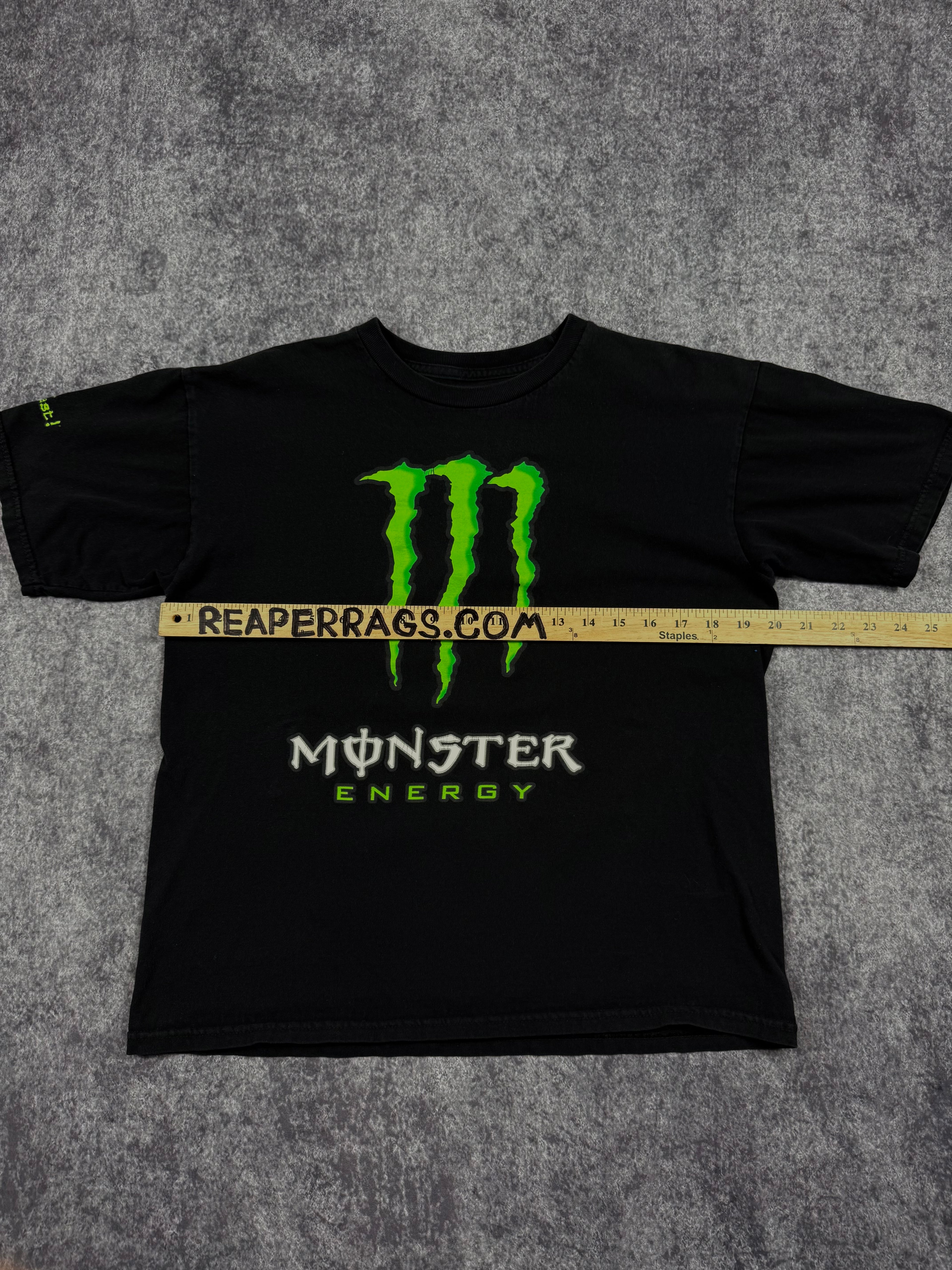 (rare) 2000s monster energy shirt (M)