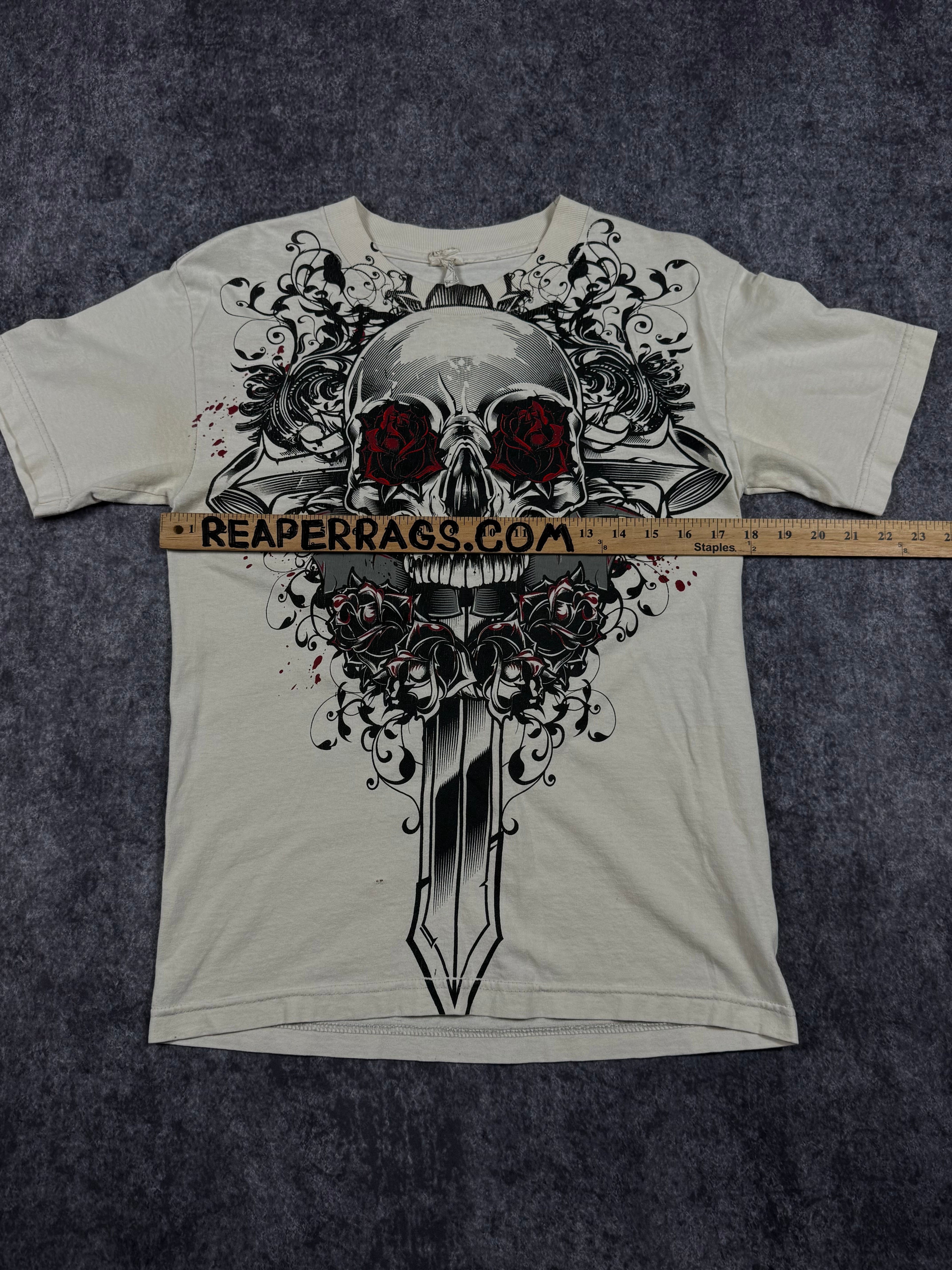 2000s skull shirt (S)