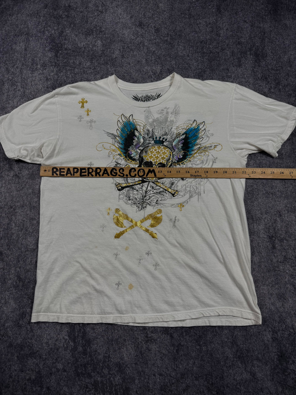 2000s hybrid chrome shirt (L)