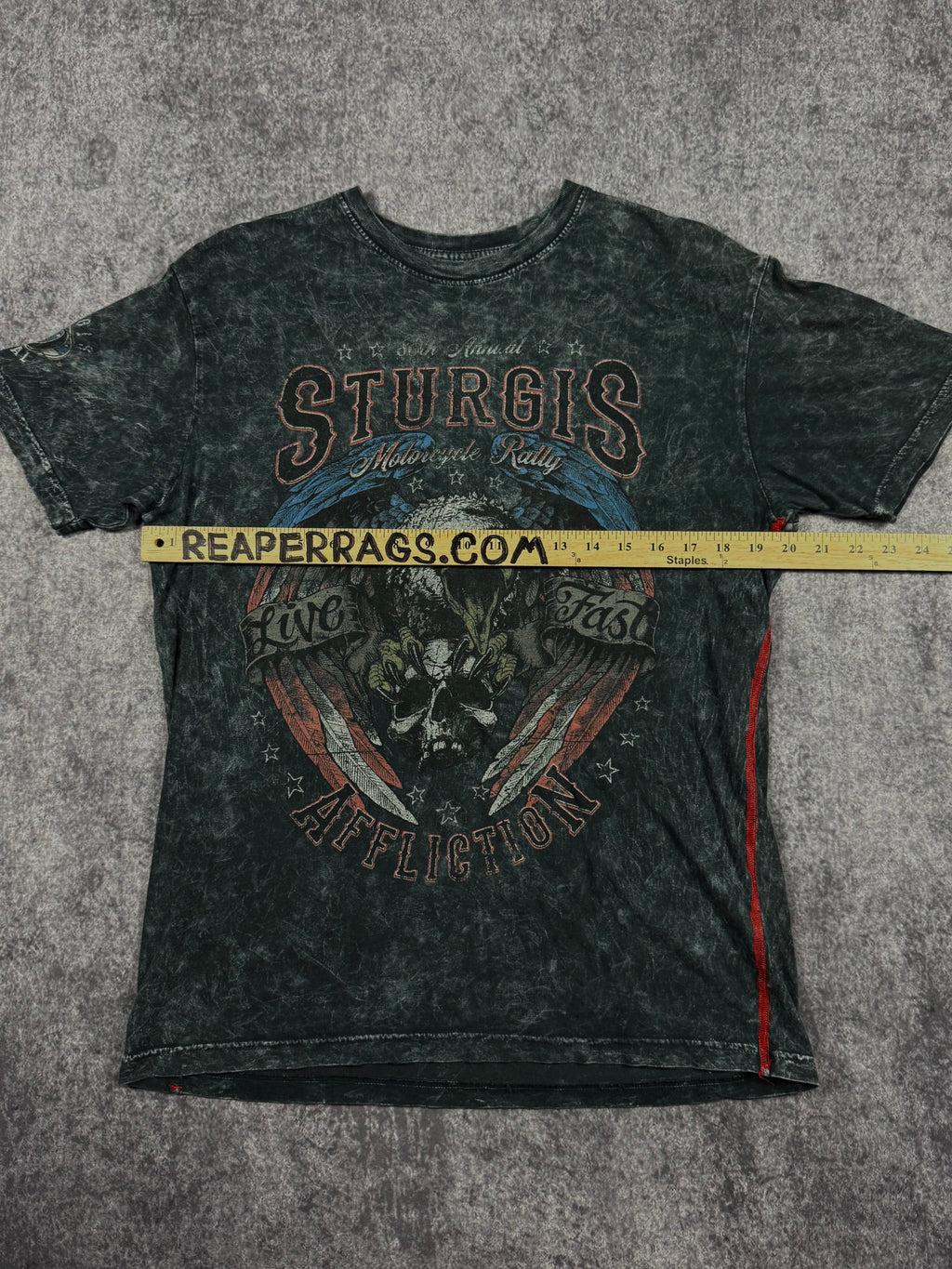 2000s affliction x sturgis shirt (M)