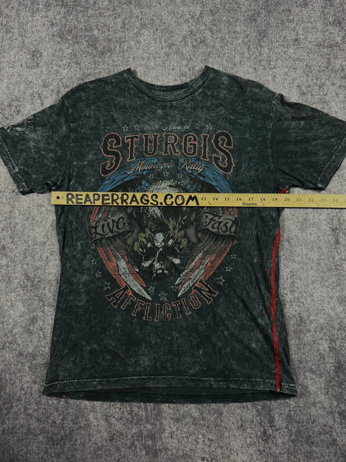 2000s affliction x sturgis shirt (M)