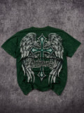 (rare) 2000s untamed chrome shirt (S)