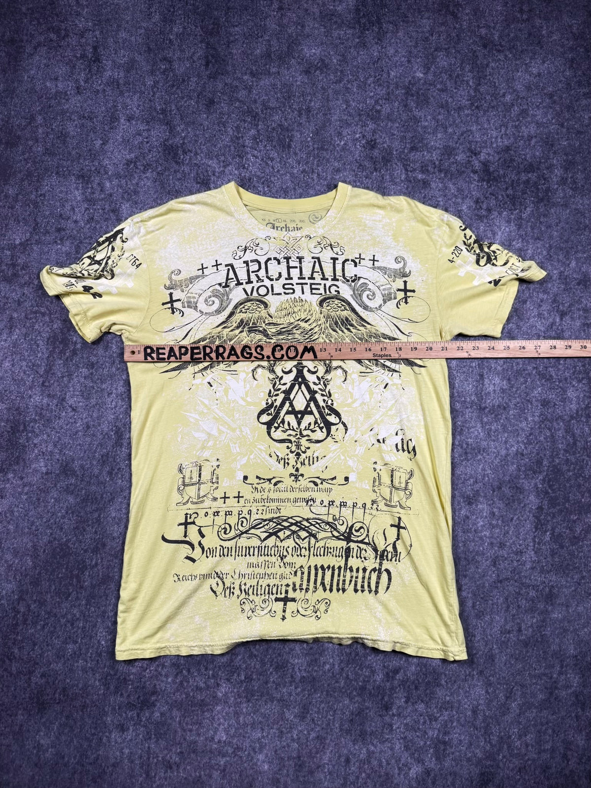 (RARE) 2000S ARCHAIC X AFFLICTION SHIRT (L)
