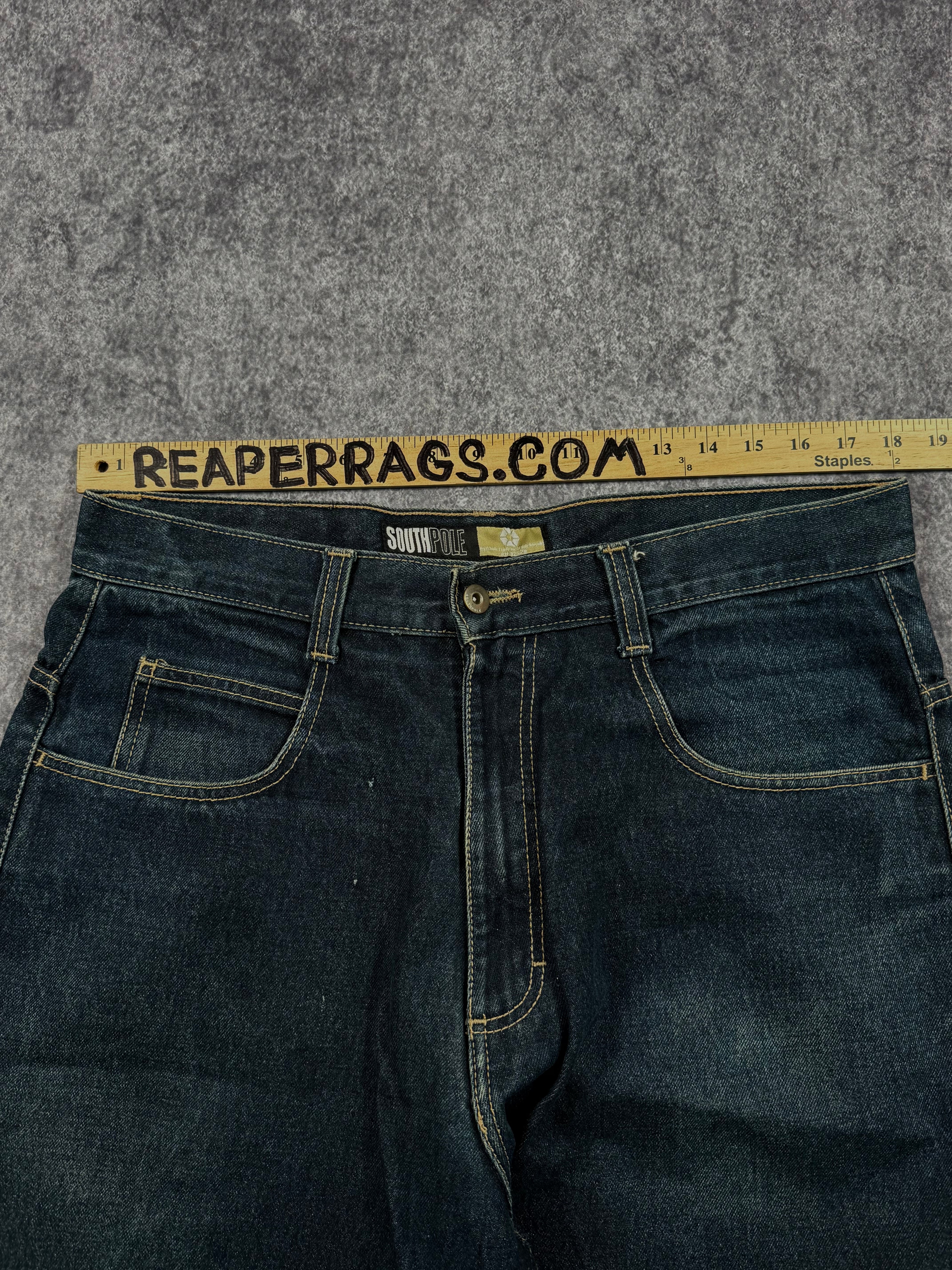 (rare) 2000s southpole gold tab jeans (36x28)