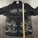 2000s Roar Button-Up Shirt (L)
