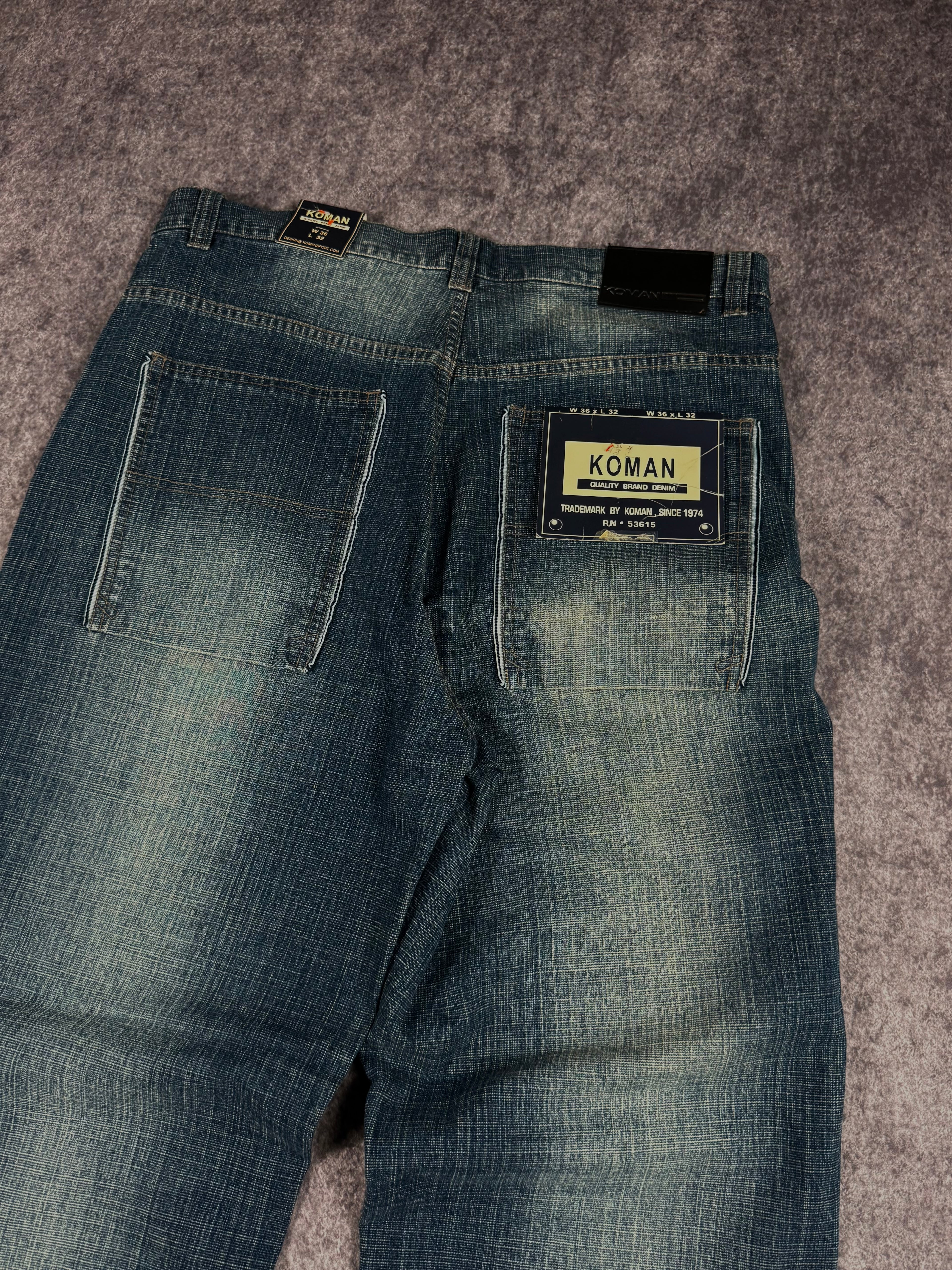 (rare) deadstock 2000s koman jeans (36x30)