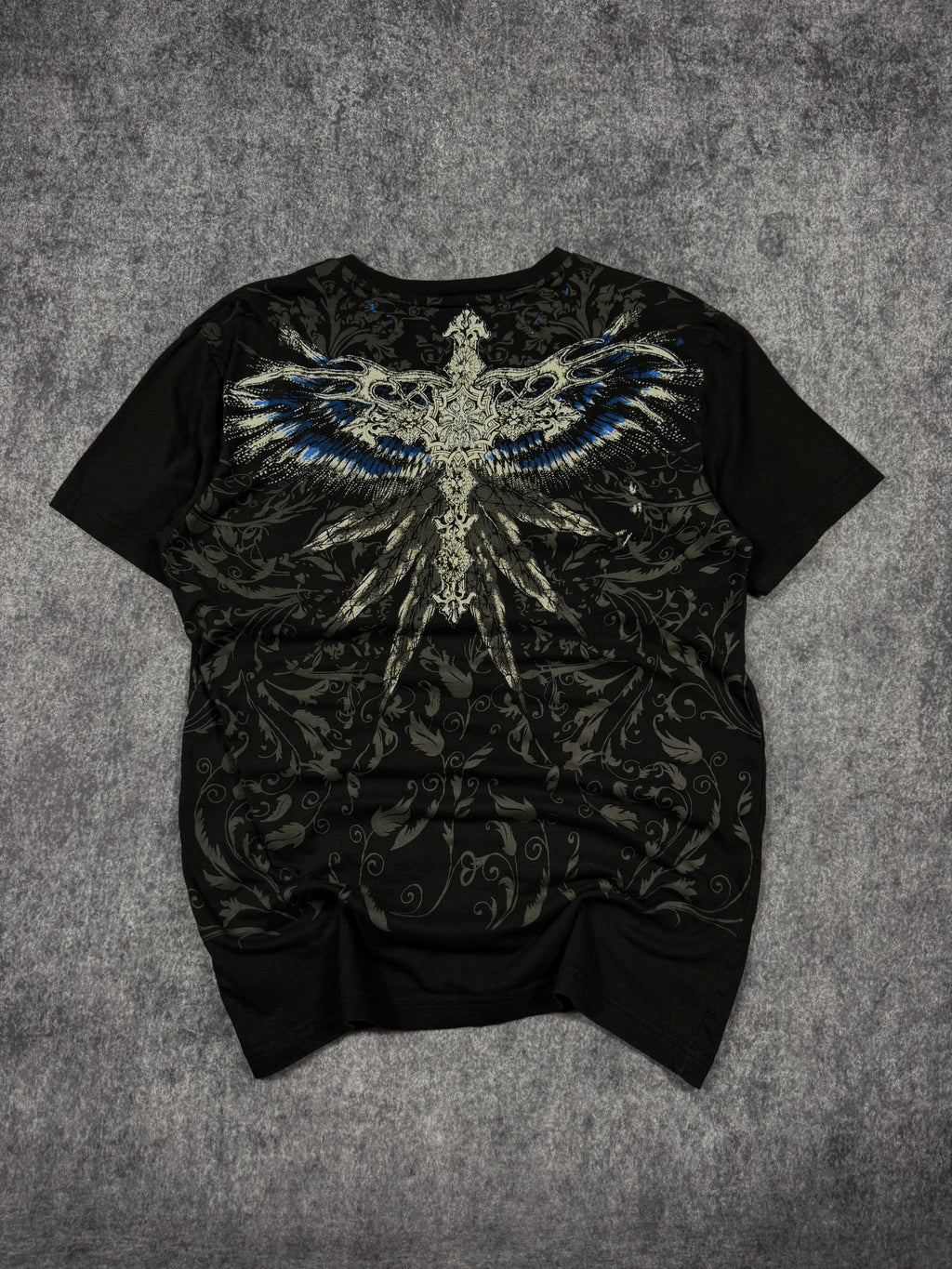 (rare) 2000s rxo raw chrome shirt (M)
