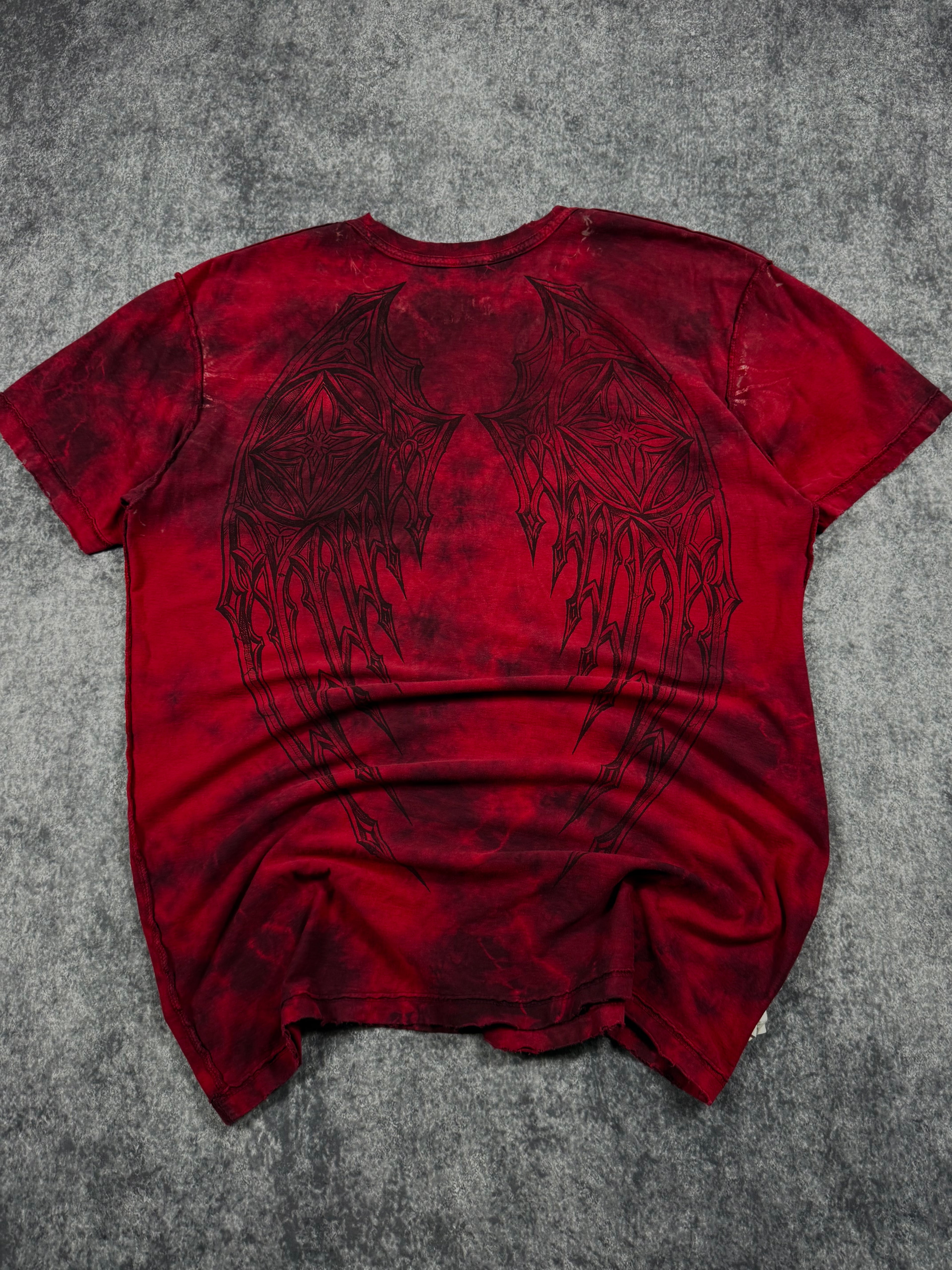 (rare) 2000s affliction reversible shirt (L)