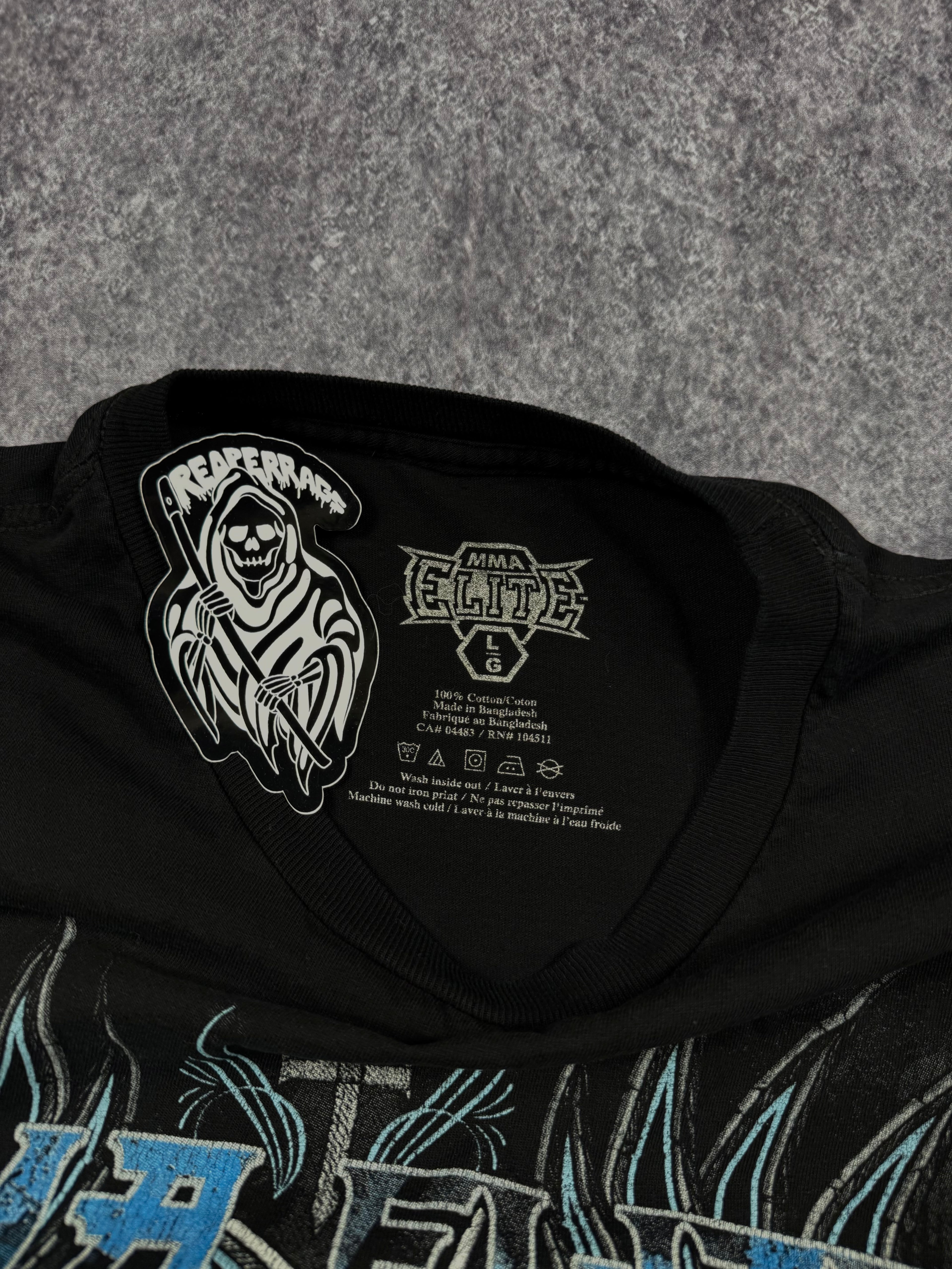 (rare) 2000s mma elite shirt (L)