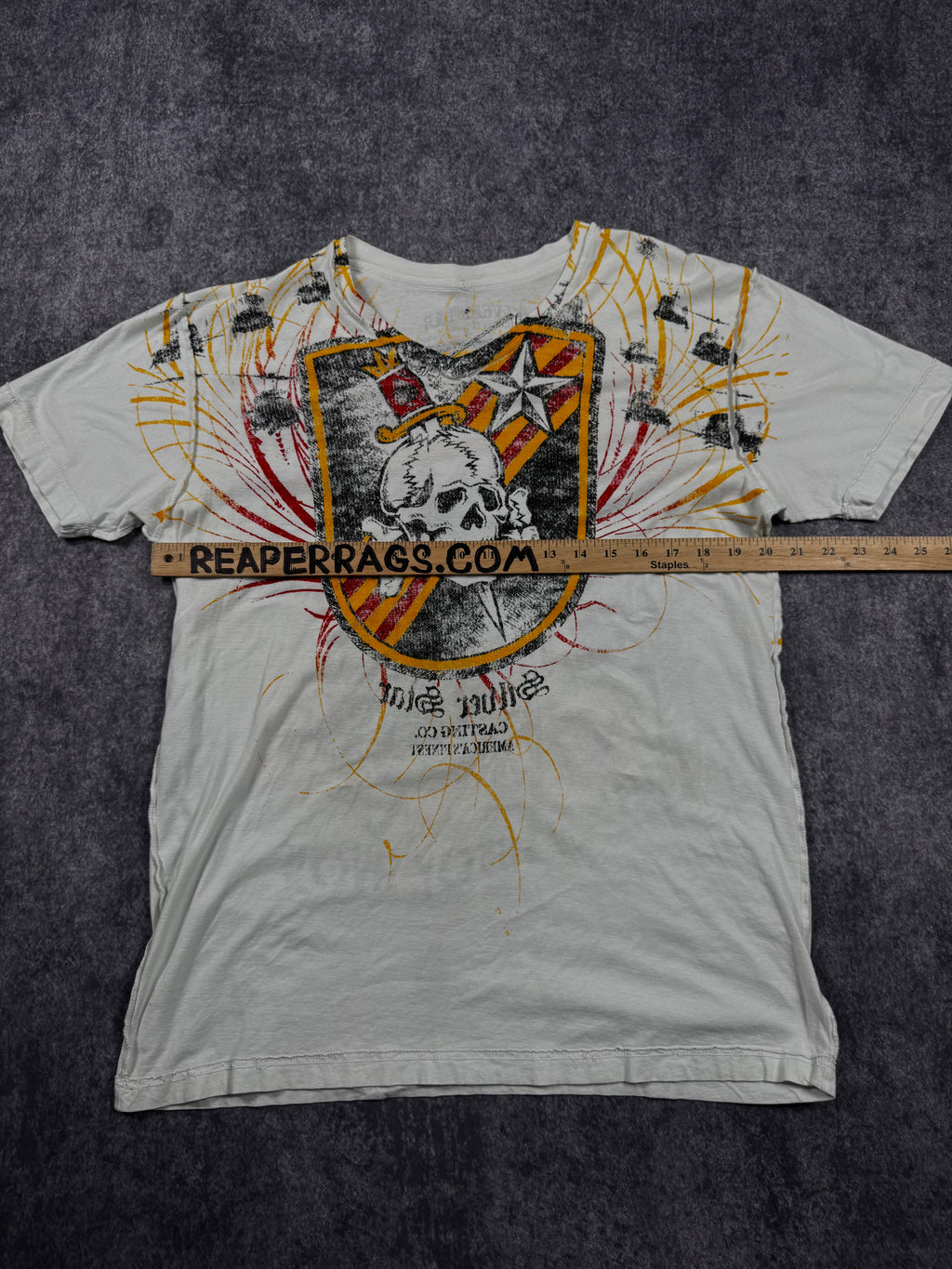2000s silver star shirt (M)