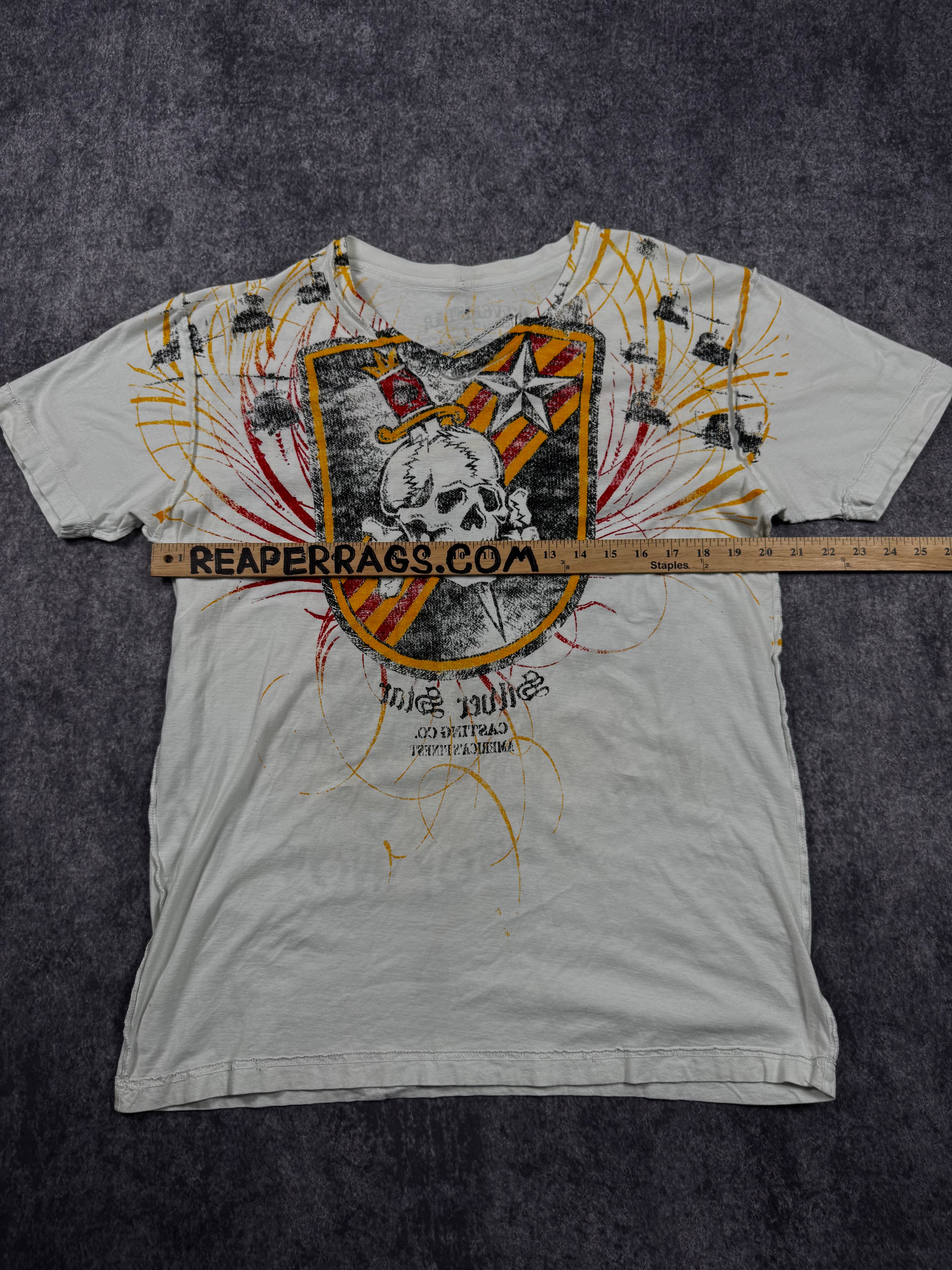 2000s silver star shirt (M)