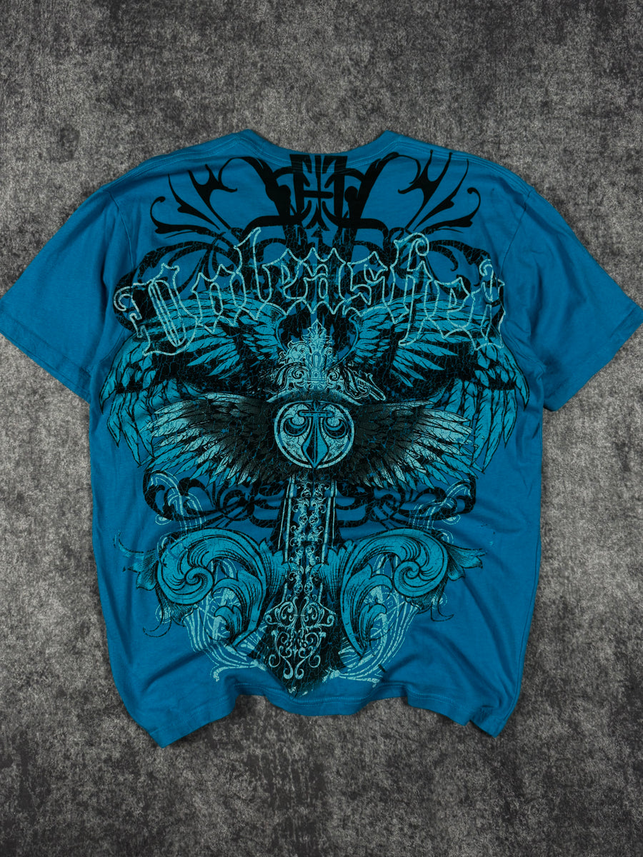 (rare) 2000s apotasy chrome shirt (L)