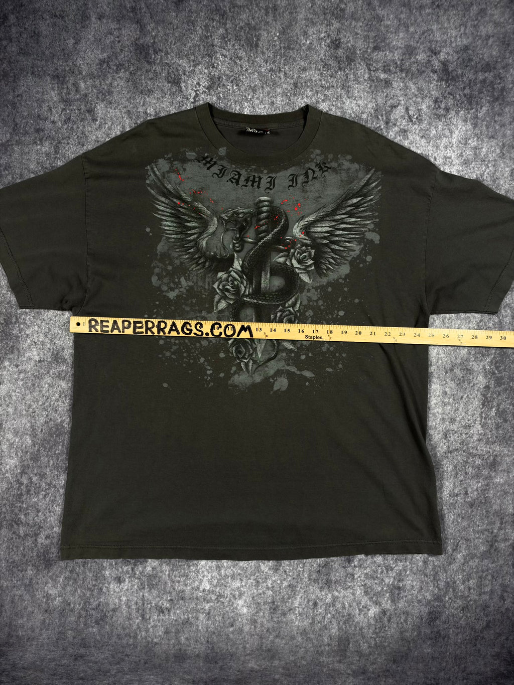 (RARE) 2000s MIAMI INK SHIRT (XXL)