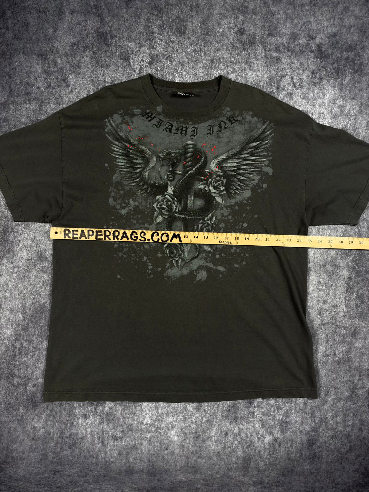 (RARE) 2000s MIAMI INK SHIRT (XXL)