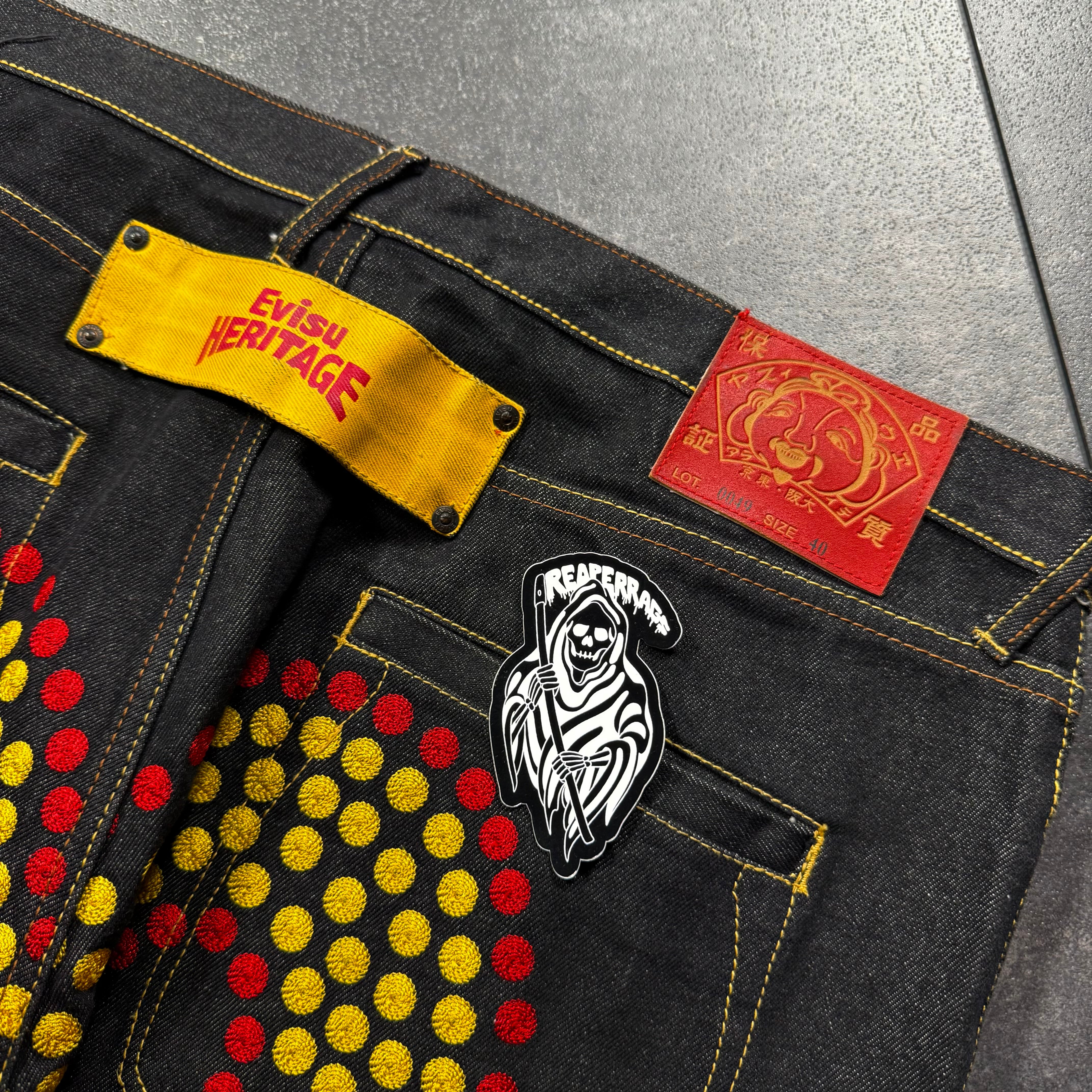 (rare) 2000s Evisu Heritage Jeans (40x33) – ReaperRags