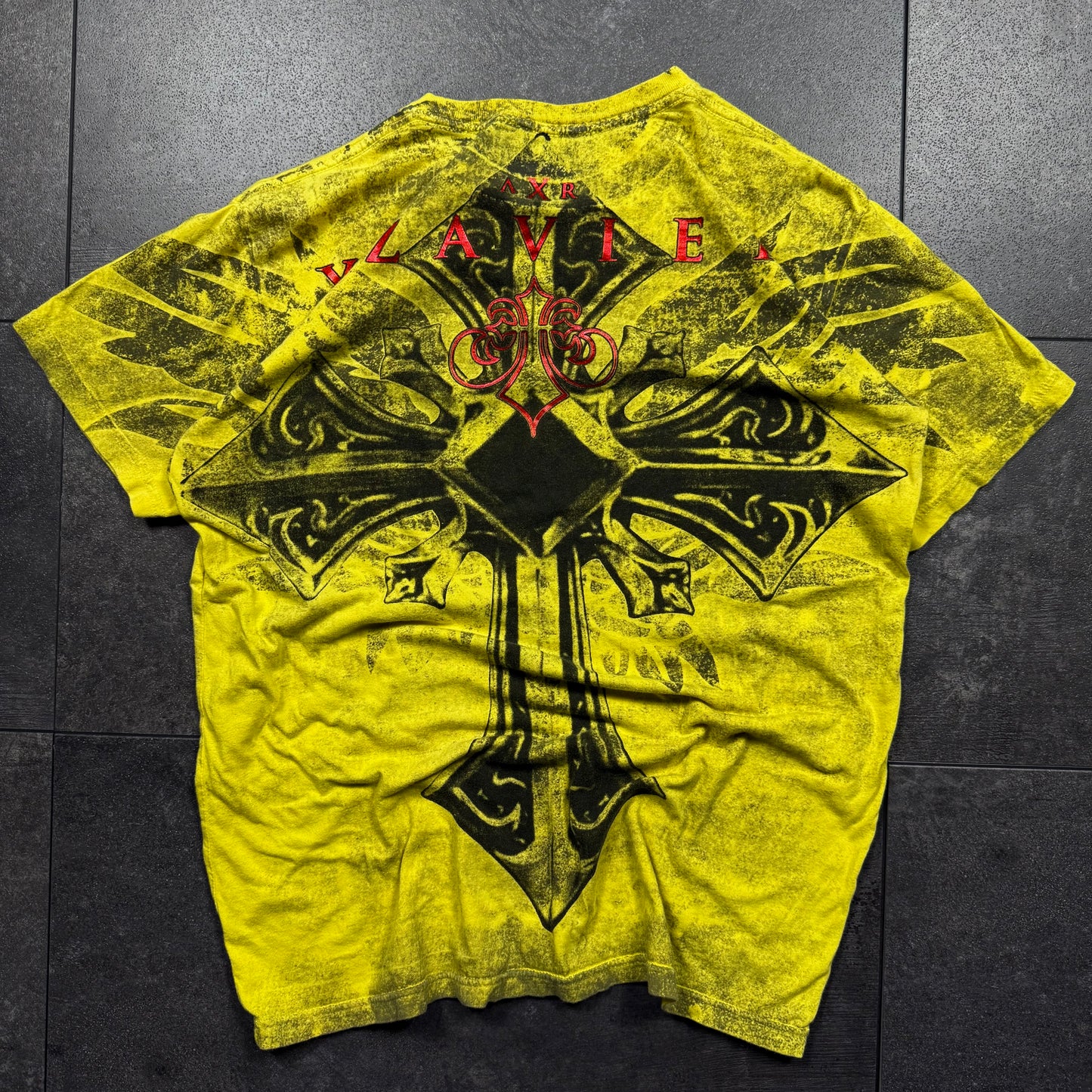 Y m2K Ed Hardy Style Grunge Tshirt (M)