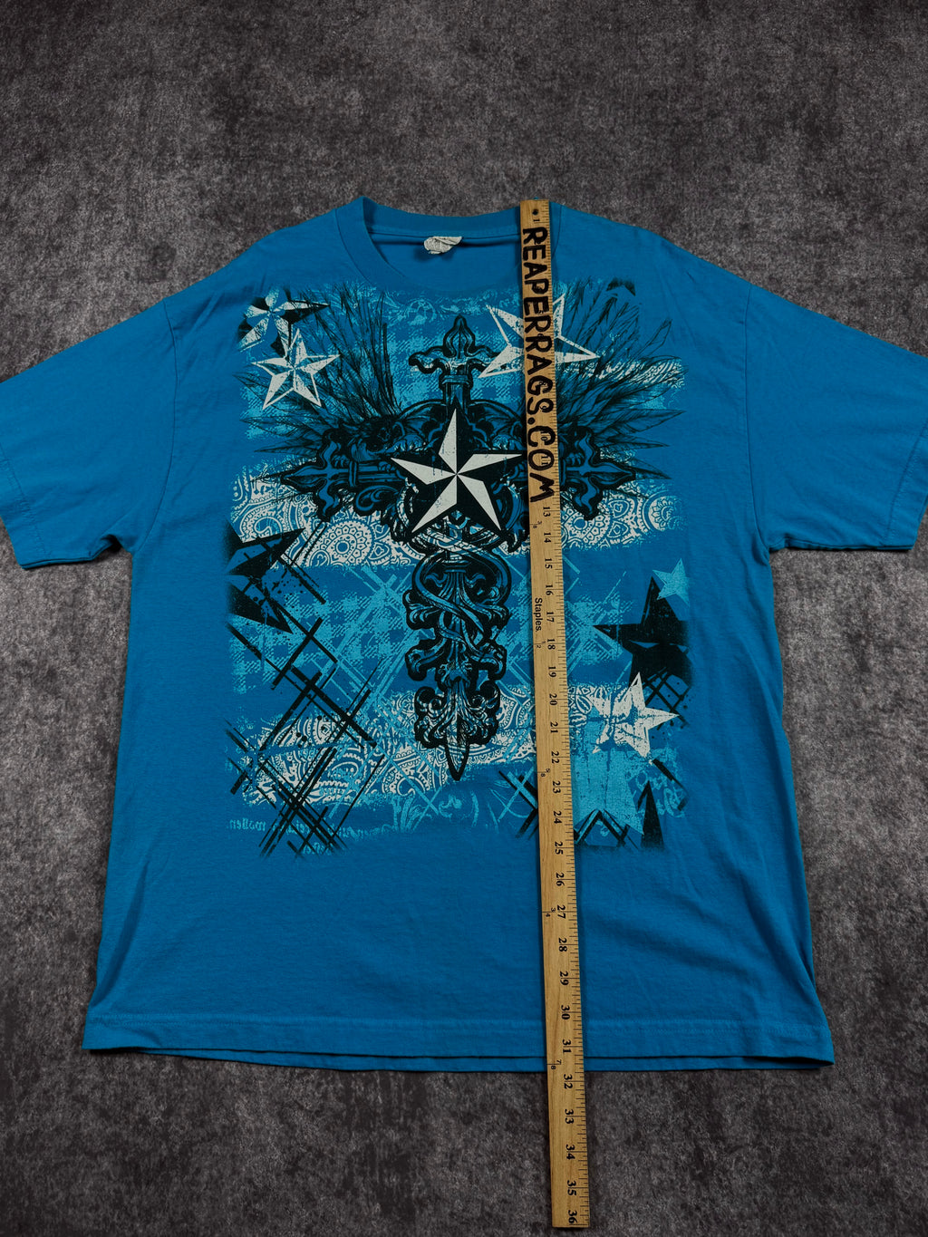 (rare) 2000s stars shirt (XL)