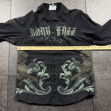 2000s Roar Button-Up Shirt (L)