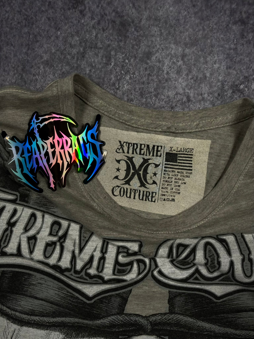 (RARE) 2000s XTREME COUTURE SHIRT (XL)