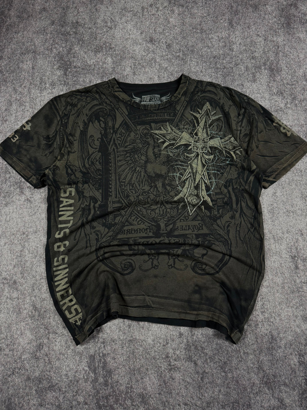 (rare) 2000s raw state shirt (XL)