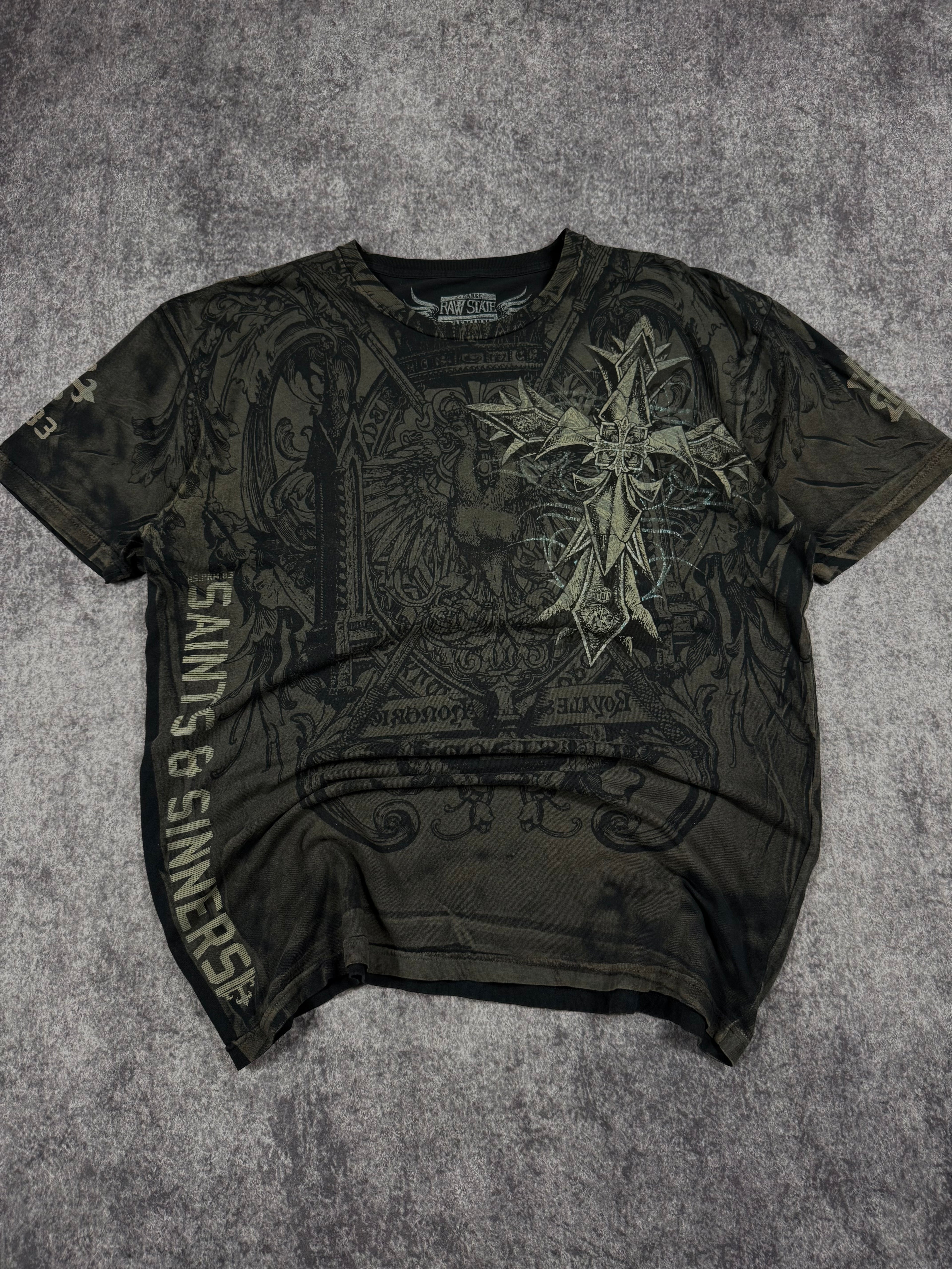 (rare) 2000s raw state shirt (XL)