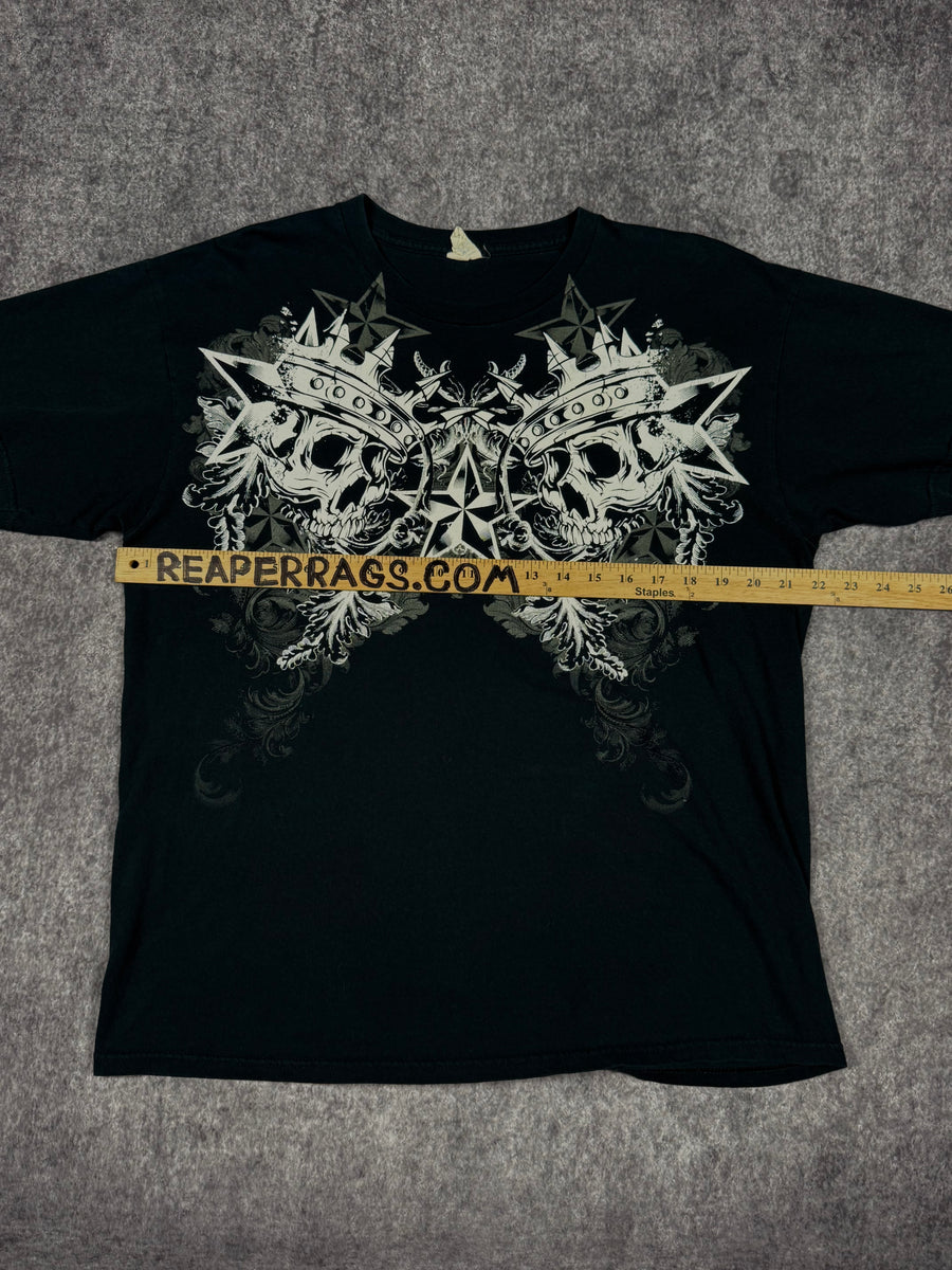 (rare) 2000s skull shirt (L)