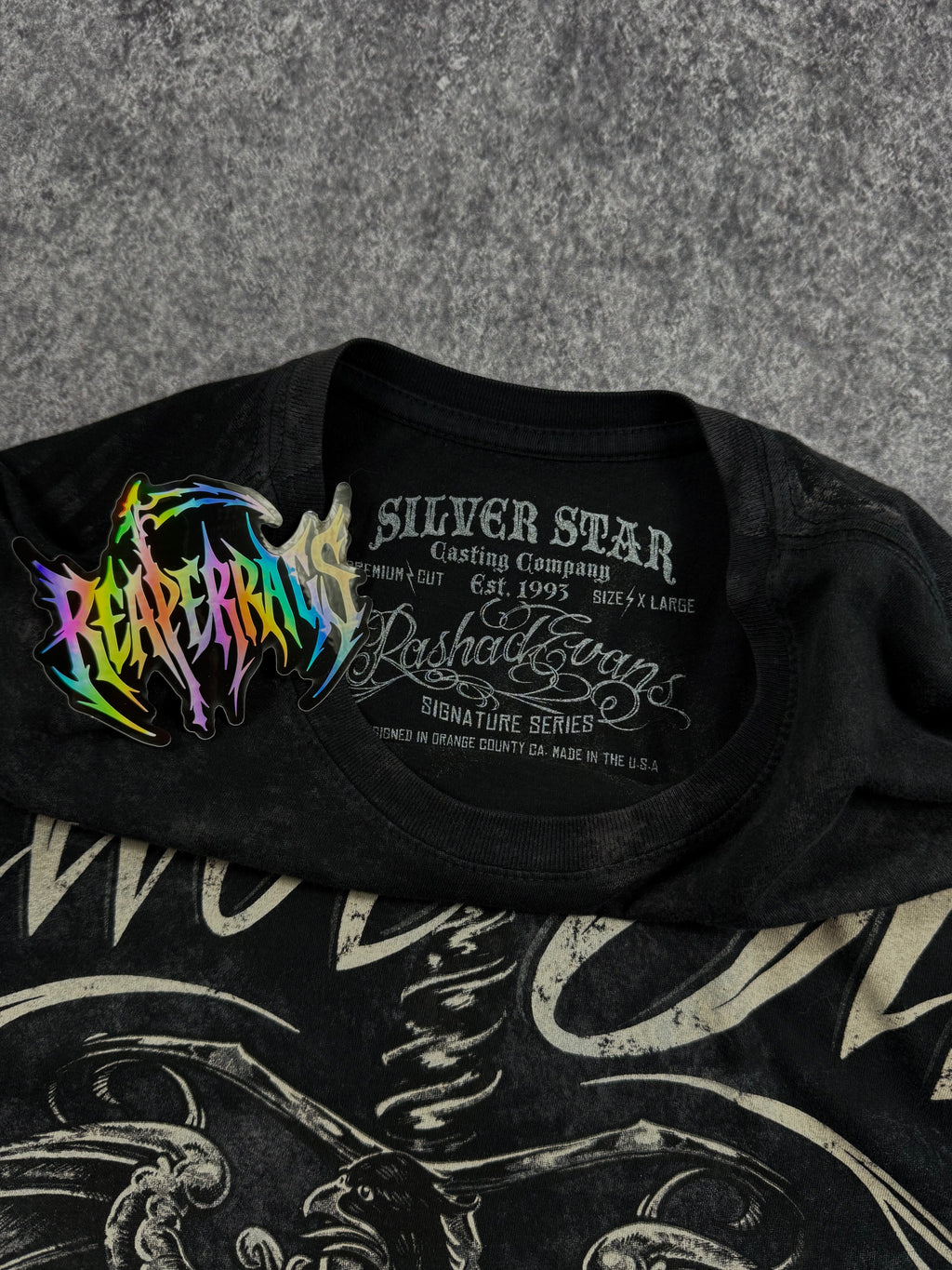 2000s silver star shirt (XL)