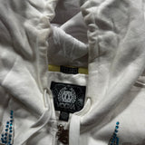 Deadstock 2000s Rhinestone Skull Hoodie (XXL)