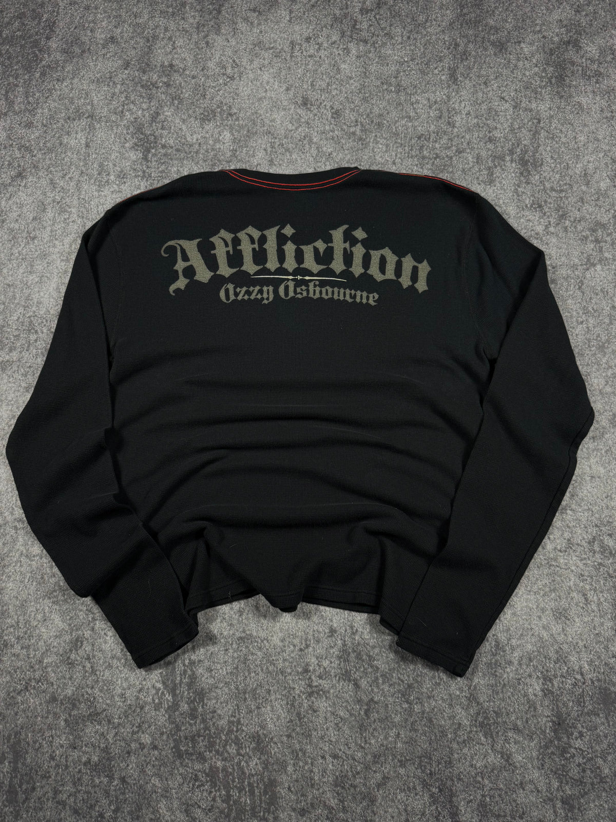 (rare) 2000s affliction x ozzy osbourne thermal (XL)