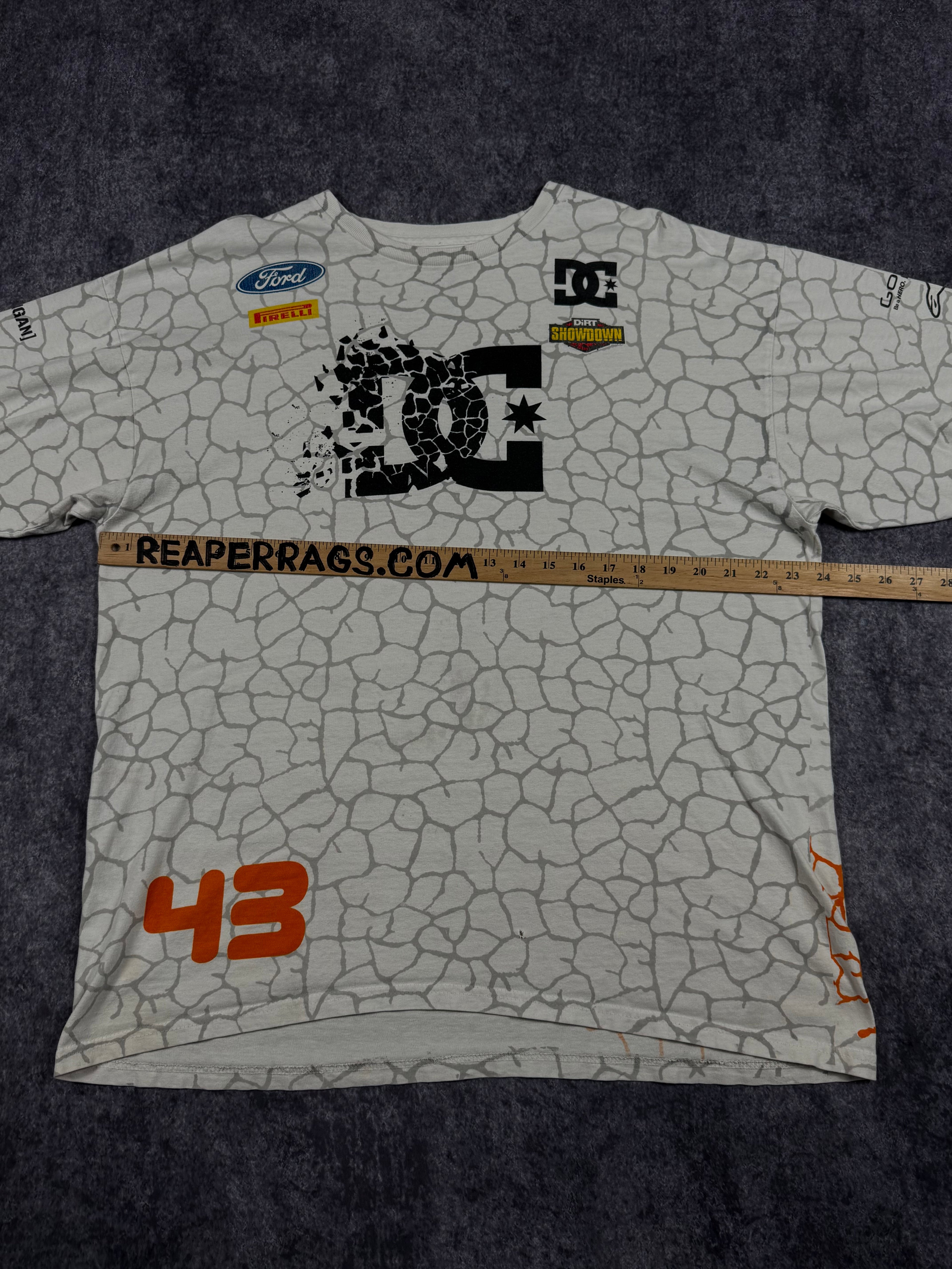 (rare) 2000s dc shoes x monster energy x ken block shirt (XL)