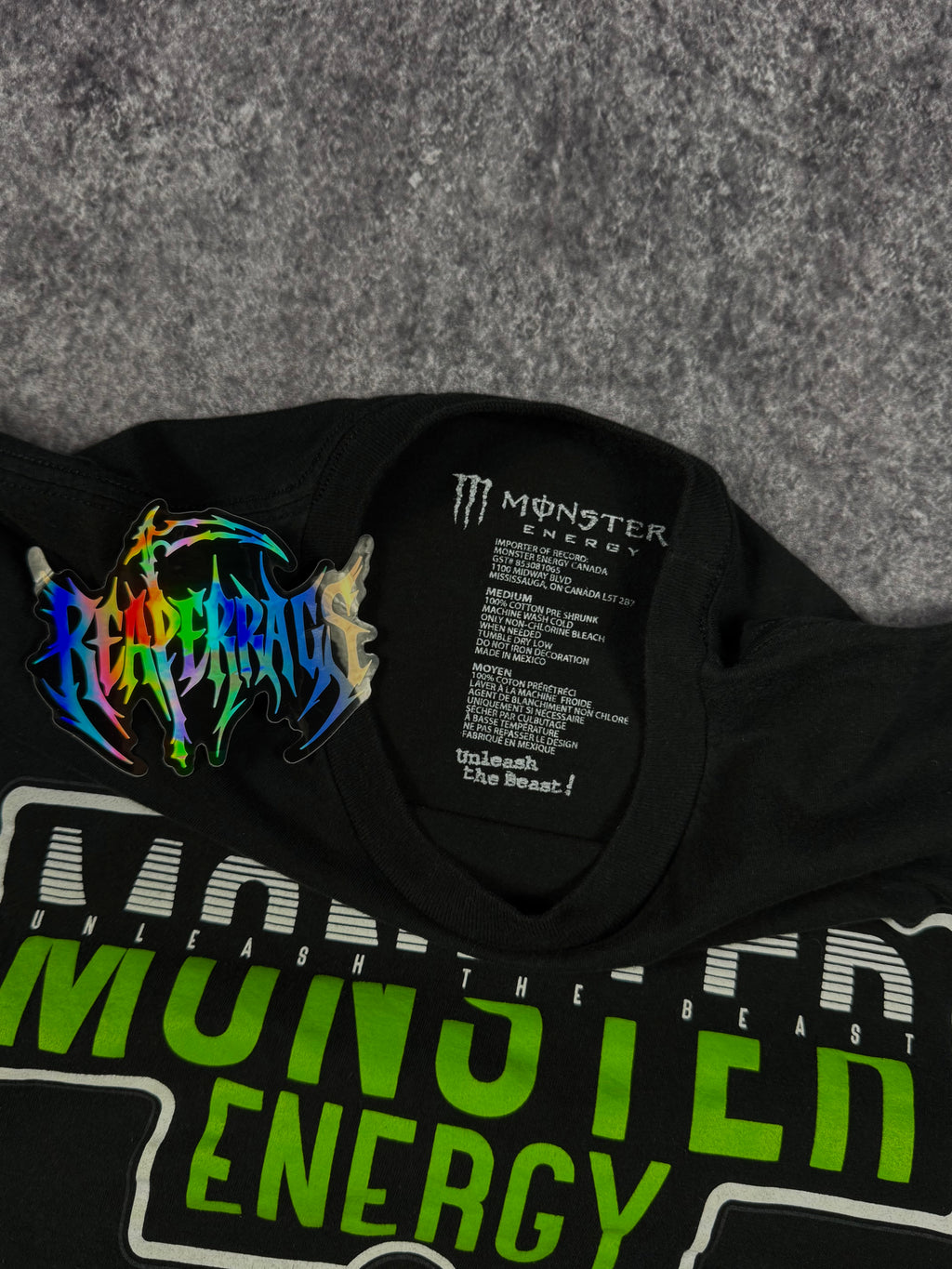 2000s monster energy shirt (S)