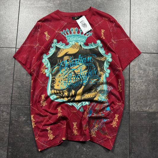 Deadstock Y2K Christian Audigier Grunge Tshirt (S)