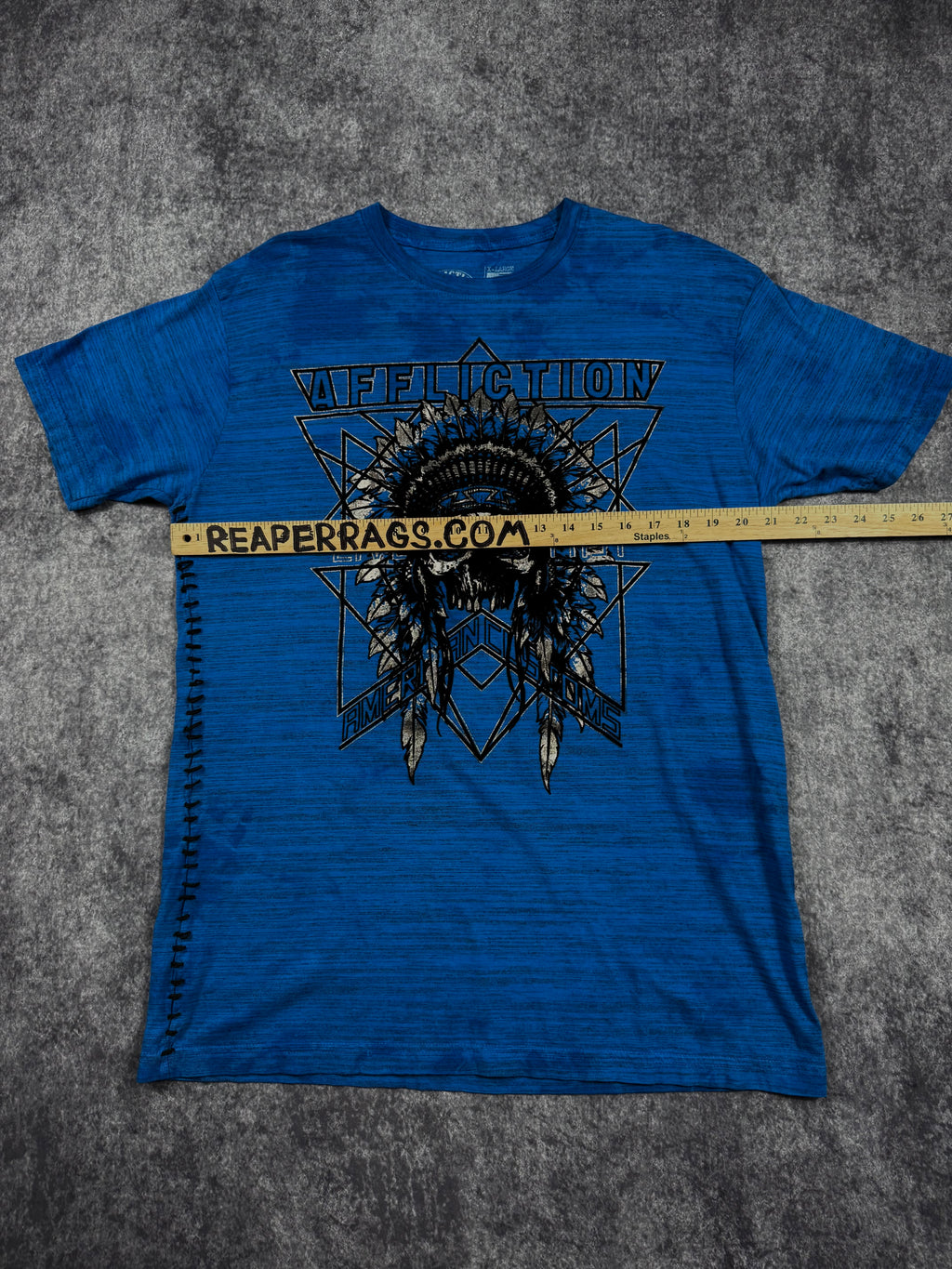 2000s affliction chrome shirt (L)