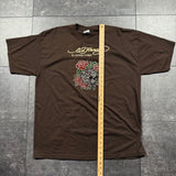 Y2K Ed Hardy Rhinestone Shirt (XL)
