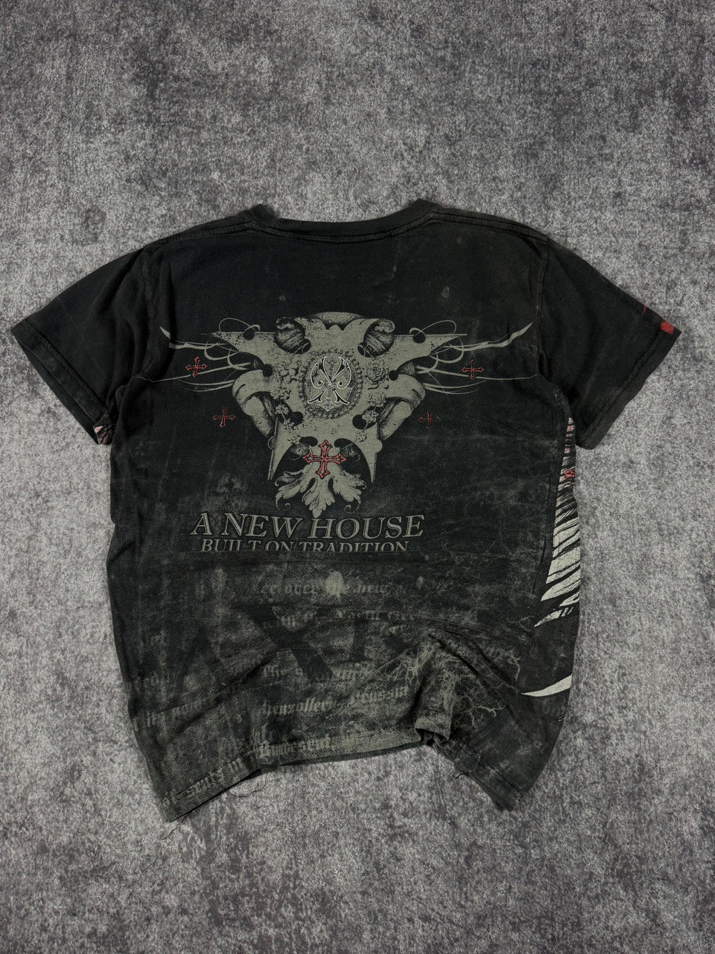 (rare) 2000s xavier chrome shirt (S)