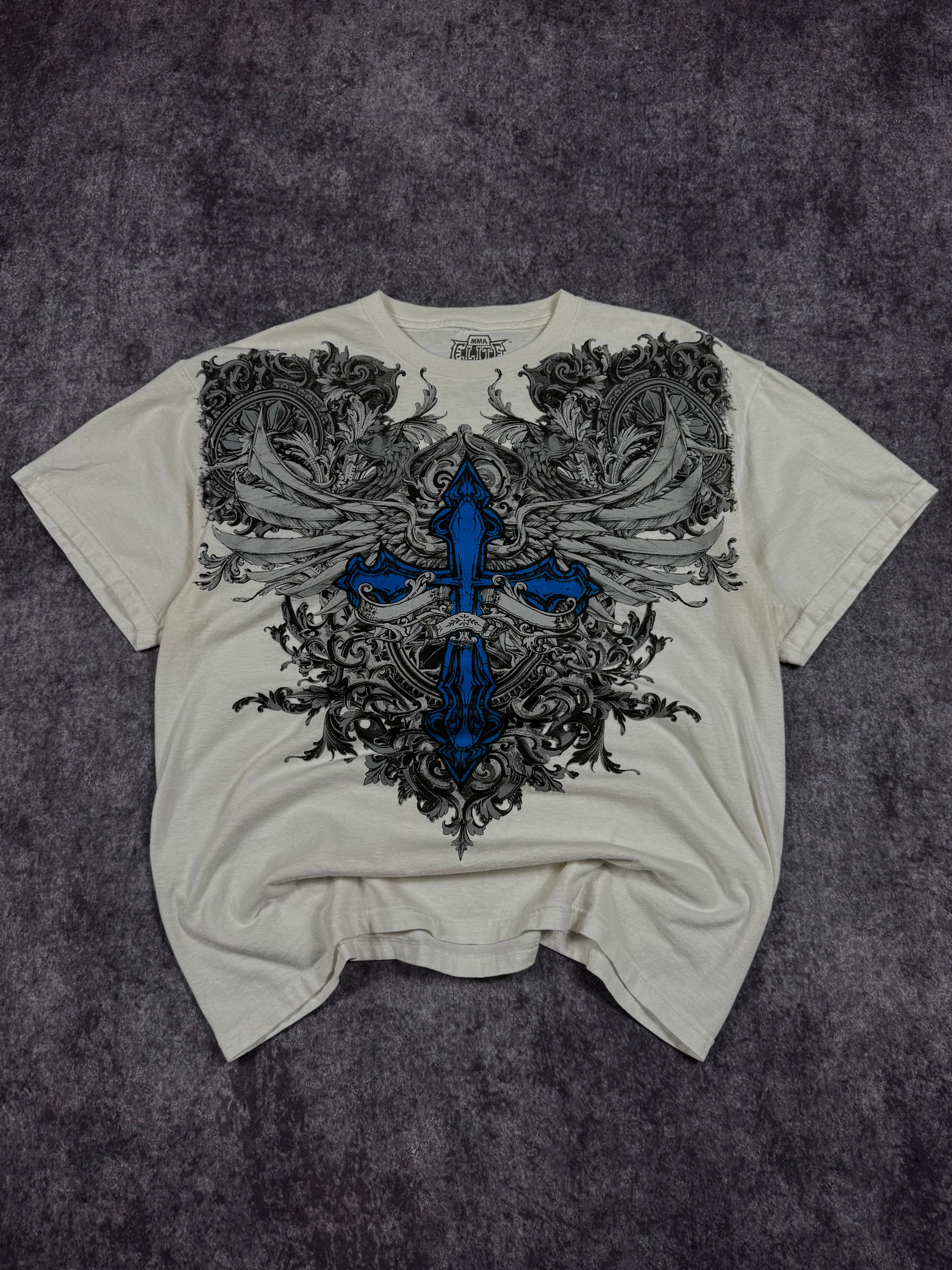 (rare) 2000s mma elite shirt (L)