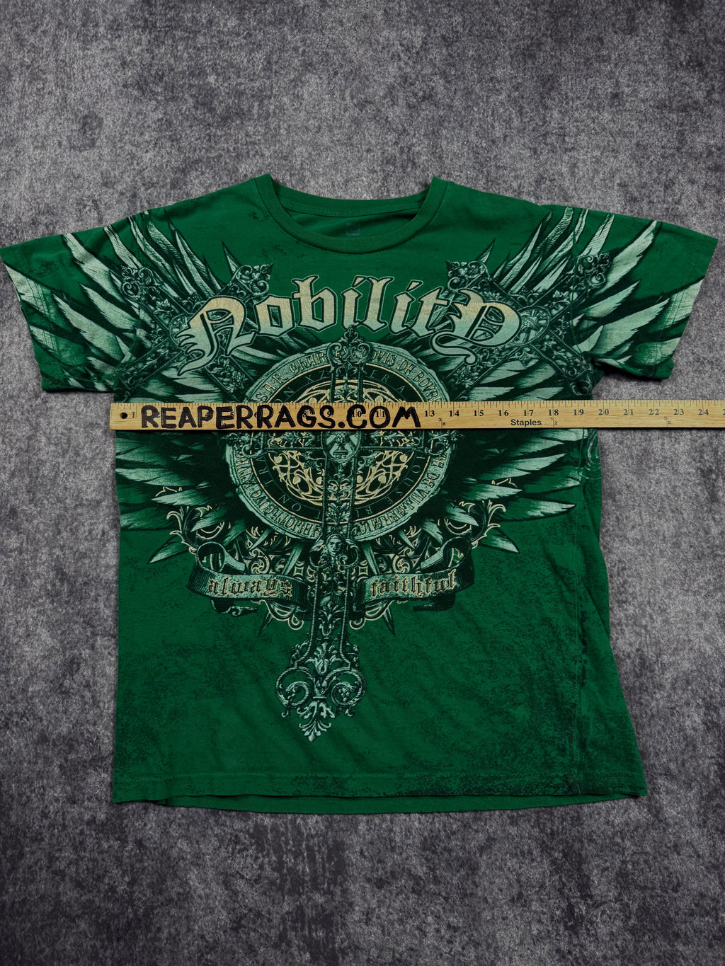 (rare) 2000s black x nobility shirt (M)