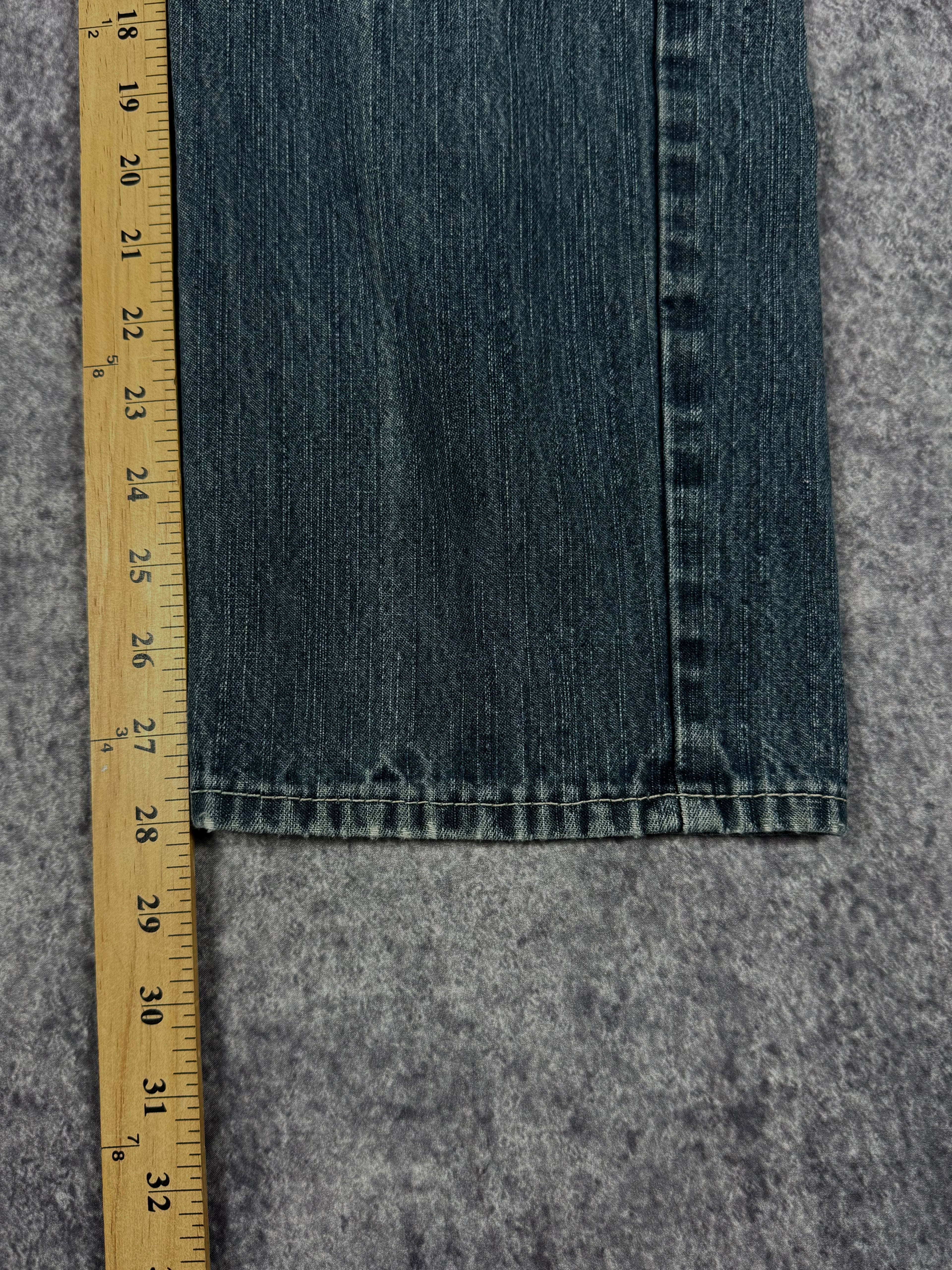 2000s southpole blue tab jeans (34x28)