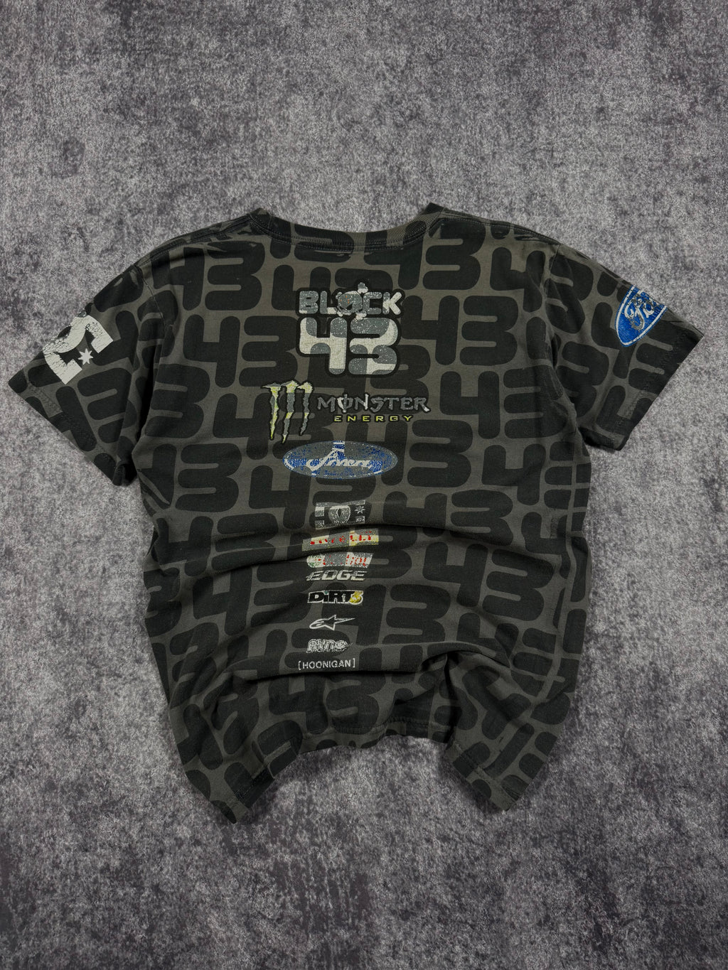 (rare) 2000s monster energy x ken block shirt (S)