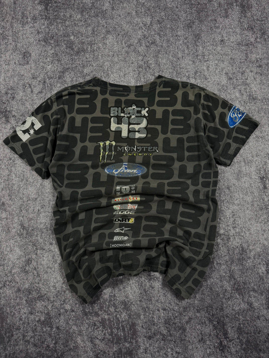 (rare) 2000s monster energy x ken block shirt (S)