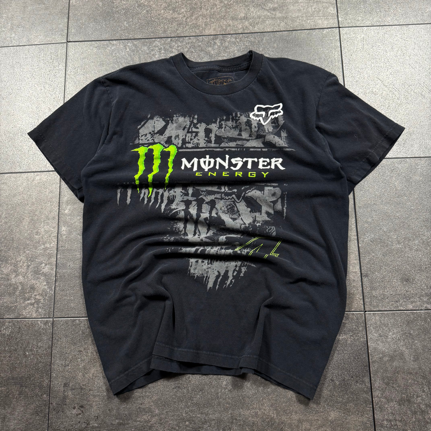 2000s Monster Energy x Fox Racing Shirt (L)