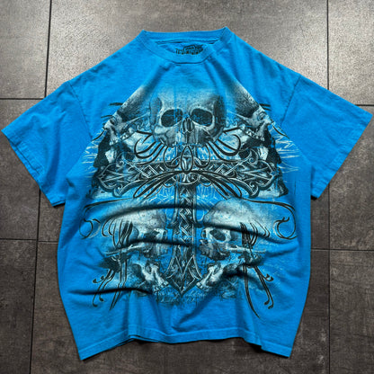 Y2K Jesse Pinkman Style MMA ELITE Skull Tshirt (M)