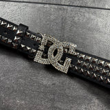 Rhinestone DC Studded Belt (belt included)