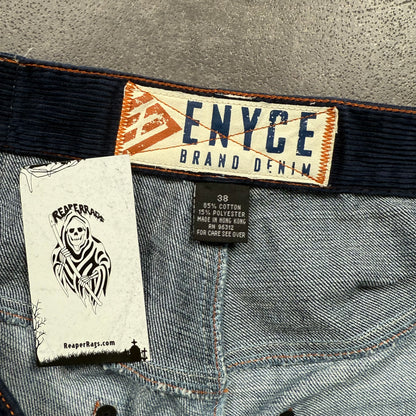 Enyce Patchwork Baggy Wide Leg Jeans (36x32)