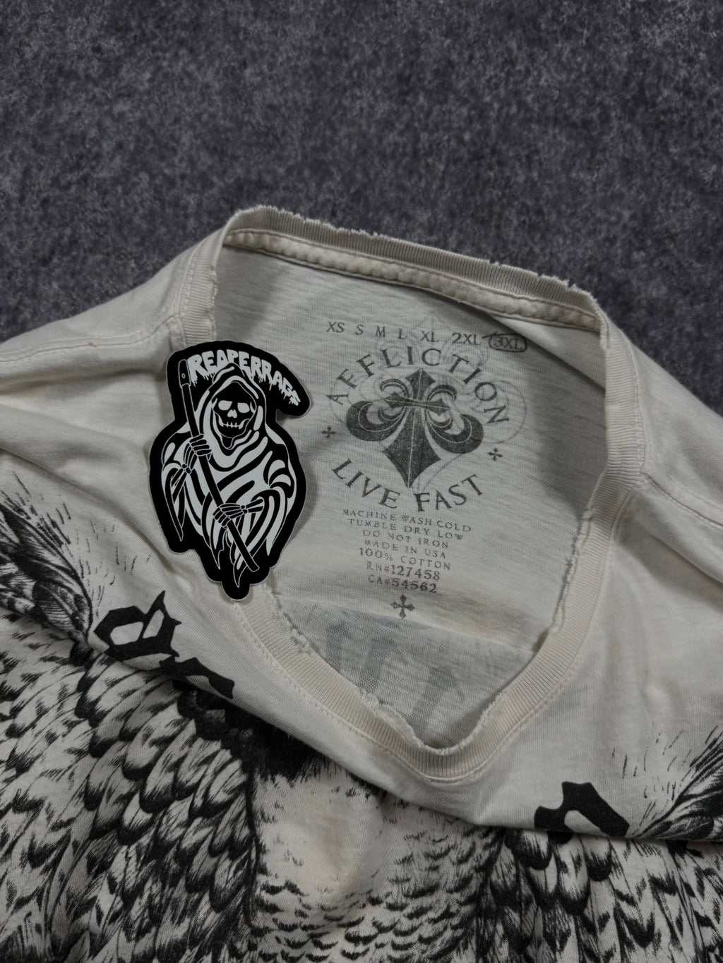 (rare) 2000s affliction shirt (XXXL)