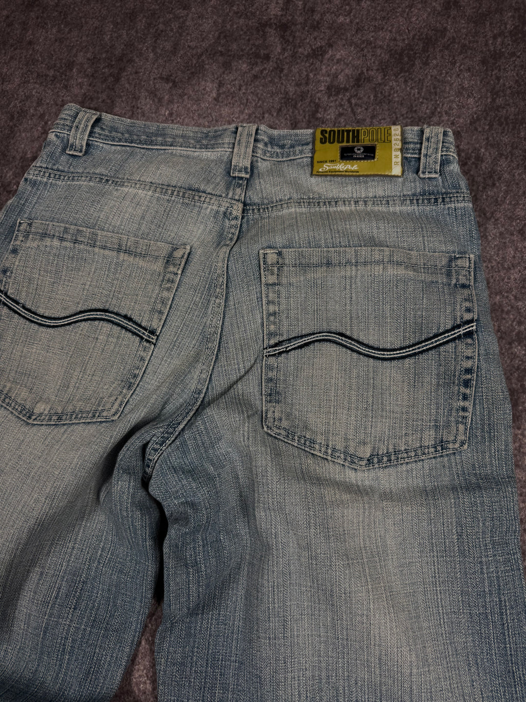 (rare) 2000s southpole black tab jeans (34x32)