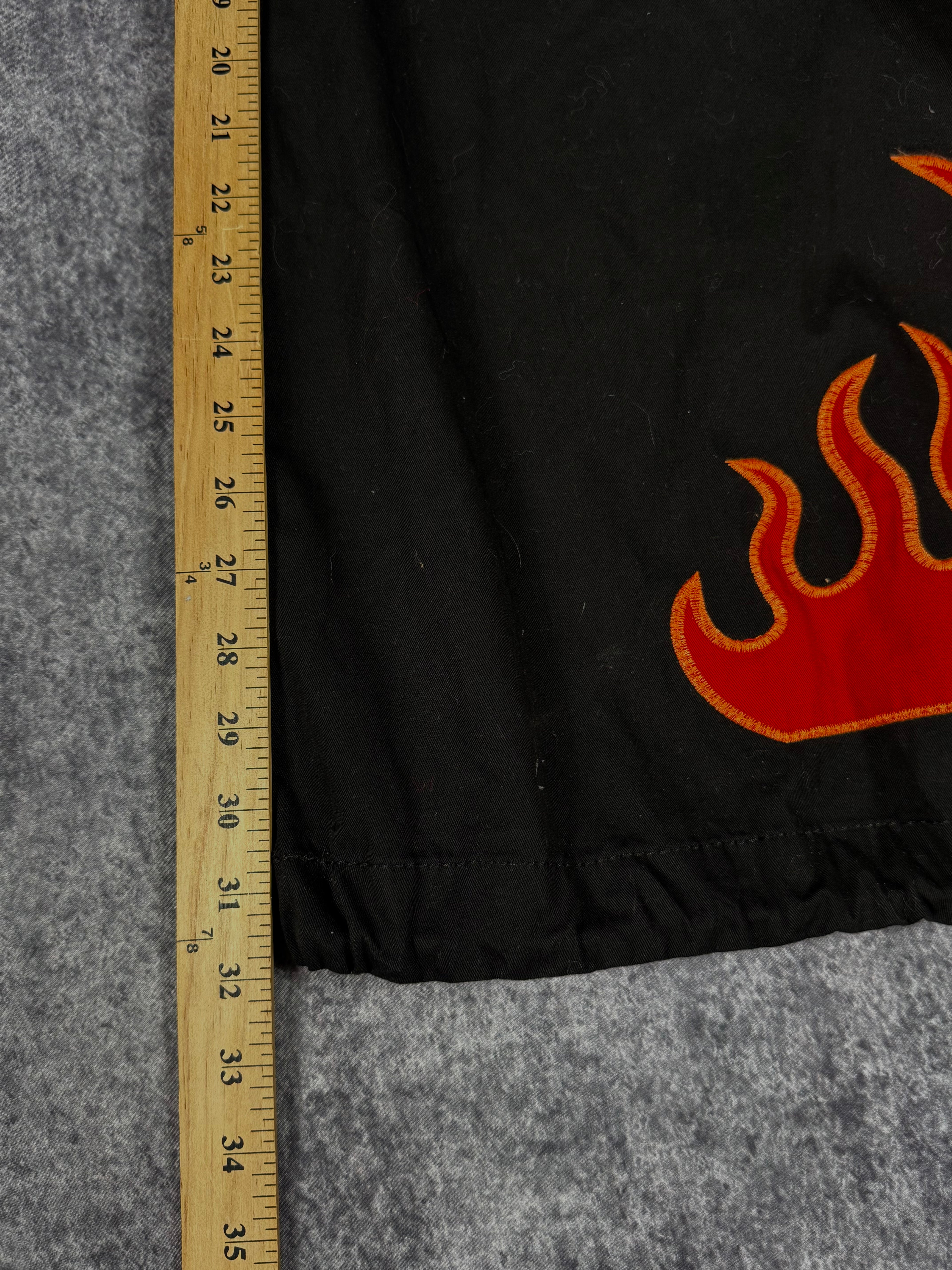 (rare) tripp nyc x dark street flame pant (32x32)