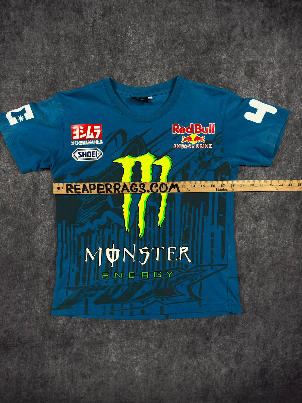 (GRAIL) 2000s MONSTER ENERGY x KEN BLOCK SHIRT (S)